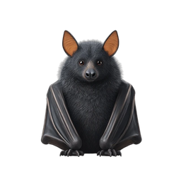Adorable Cute Bat Icon for Nature Projects