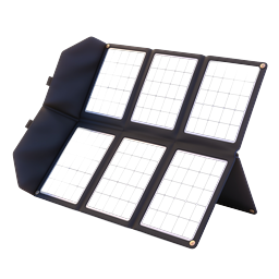 Foldable Solar Panel Charger Icon | Portable Power