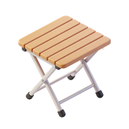 Foldable Stool Icon for Versatile Seating Solutions