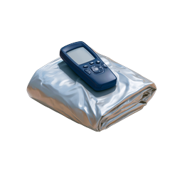Folded Clothes with Remote Control Icon | 3D Realistic