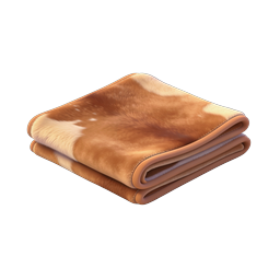 Folded Cowhide Blanket Icon - Cozy Home Decor