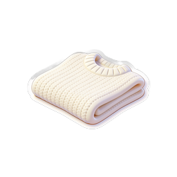 Folded Towel Stack Icon - 3D Realistic Illustration
