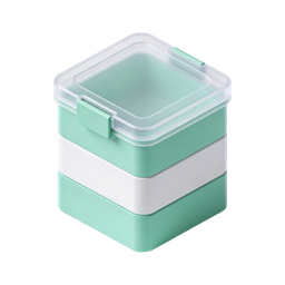 Modern Food Storage Container Icon for Kitchen Use