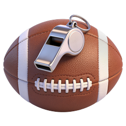 Football Whistle Icon | American Football & Referee