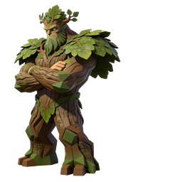 Forest Guardian Treant 3D Character Icon