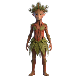Forest Spirit Tree Ent Character - 3D Fantasy Icon