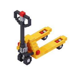 Verspieltes Gabelstapler-Icon für Logistik und Transport
