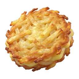 Crispy French Fries Cheese Ball 3D Icon