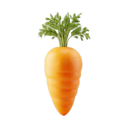 Fresh Carrot Icon - Realistic 3D Vegetable Illustration