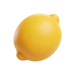 Fresh Lemon Icon for Culinary and Health Use