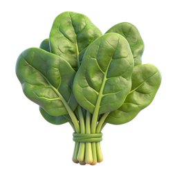 Fresh Spinach Icon for Healthy Eating