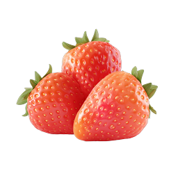 Fresh Strawberry 3D Icon - Ripe Berry Illustration