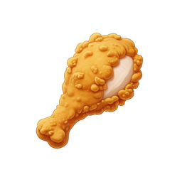 Delicious Fried Chicken Icon for Food Lovers