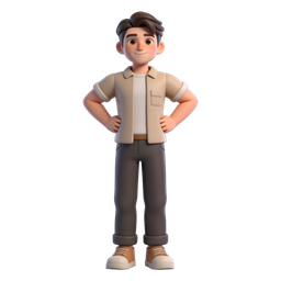 Friendly Cartoon Character Icon for Engaging Content