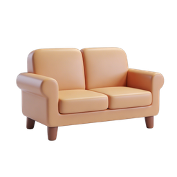 Cozy Couch Icon for Home Decor and Design