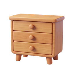Wooden Dresser Icon for Home Decor and Storage Solutions
