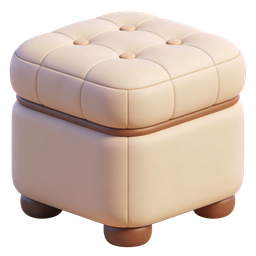 Elegant Ottoman Furniture Icon for Interior Design