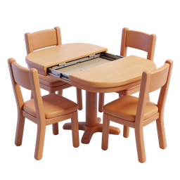 Charming Dining Table Icon for Home Decor Projects