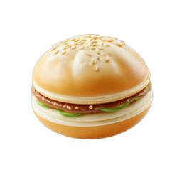 Delicious Burger Icon for Food Menus and Apps