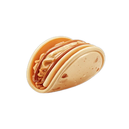 Peanut Butter Taco Icon - Fun Food Design