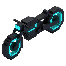 Futuristic Blaster Rifle 3D Isometric Icon