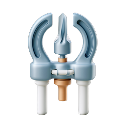 Futuristic Mech Device Icon | 3D Tech Tool Design