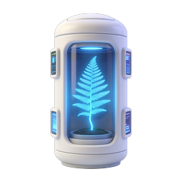Futuristic Plant Growth Chamber Icon - Hydroponic Tech