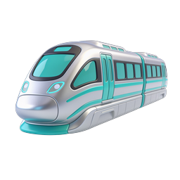 Icône de train futuriste - Design de transport moderne