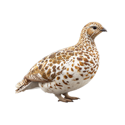 Icône réaliste d'oiseau de gibier - Illustration de tétras
