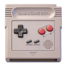 Classic Game Boy Cartridge Icon - Retro Gaming