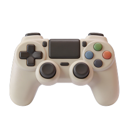 3D Game Controller Icon - Gaming Accessory Design