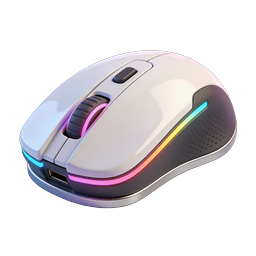 RGB Gaming Mouse 3D Icon - Colorful Tech Accessory