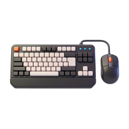 Ícone de teclado e mouse gamer elegante para projetos de tecnologia