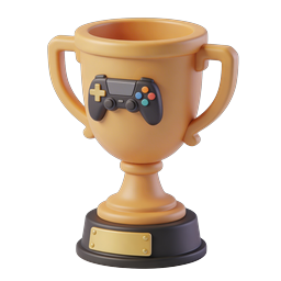Gaming Trophy Icon - Esports Champion Cup