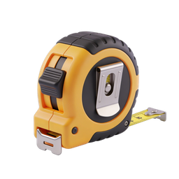 Realistic Measuring Tape Icon for DIY and Construction