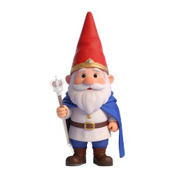 Charming 3D Garden Gnome Character Icon Set
