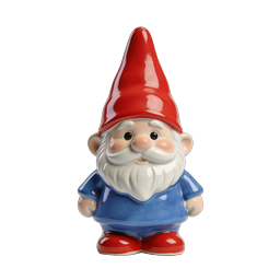 Classic Garden Gnome Figurine Icon | Ceramic Red Hat
