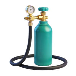 Biểu tượng bình gas - Bình công nghiệp 3D chân thực