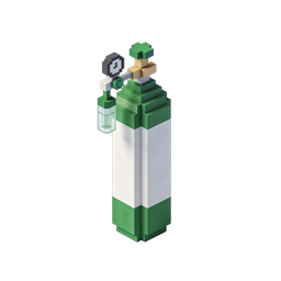 Stylized Gas Cylinder Icon for Energy Industry