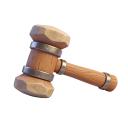 Gavel Icon for Legal and Justice Themes