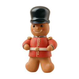 Gingerbread Royal Guard Christmas Icon