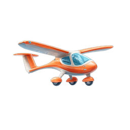 Futuristic Flying Car Icon for Modern Transportation