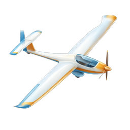 Sleek Airplane Icon for Travel and Transportation Needs