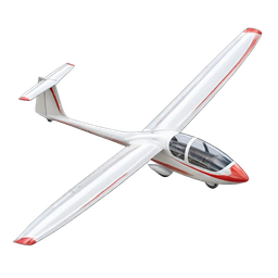 Glider Airplane Icon - Sleek Aerodynamic Design