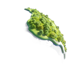 3D Globe River Forest Nature Icon