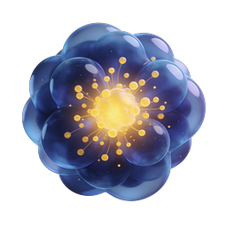 Glowing Blueberry Icon | Premium Antioxidant Fruit Graphic
