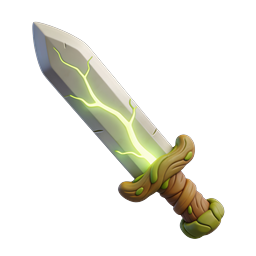 Glowing Magic Sword Fantasy Weapon Icon