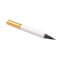 Premium Gold Cap Marker Pen Icon - 3D Realistic