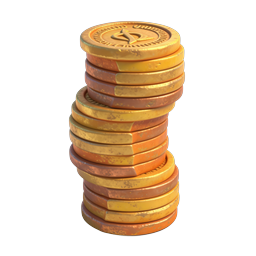 Stack of Gold Coins - 3D Realistic Money Icon