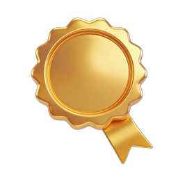 Golden Award Medal Icon - Premium Achievement Badge